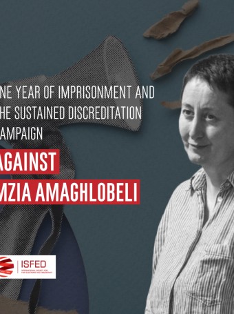 One Year of Imprisonment and the Sustained Discreditation Campaign Against Mzia Amaghlobeli