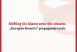 Shifting the blame onto the citizens – “Georgian Dream's” propaganda tactic