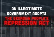An Illegitimate Government Adopts the Georgian People’s Repression Act